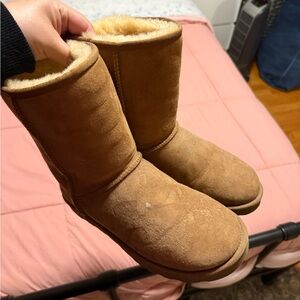 Quince Tan Shearling-Lined Winter Boots
